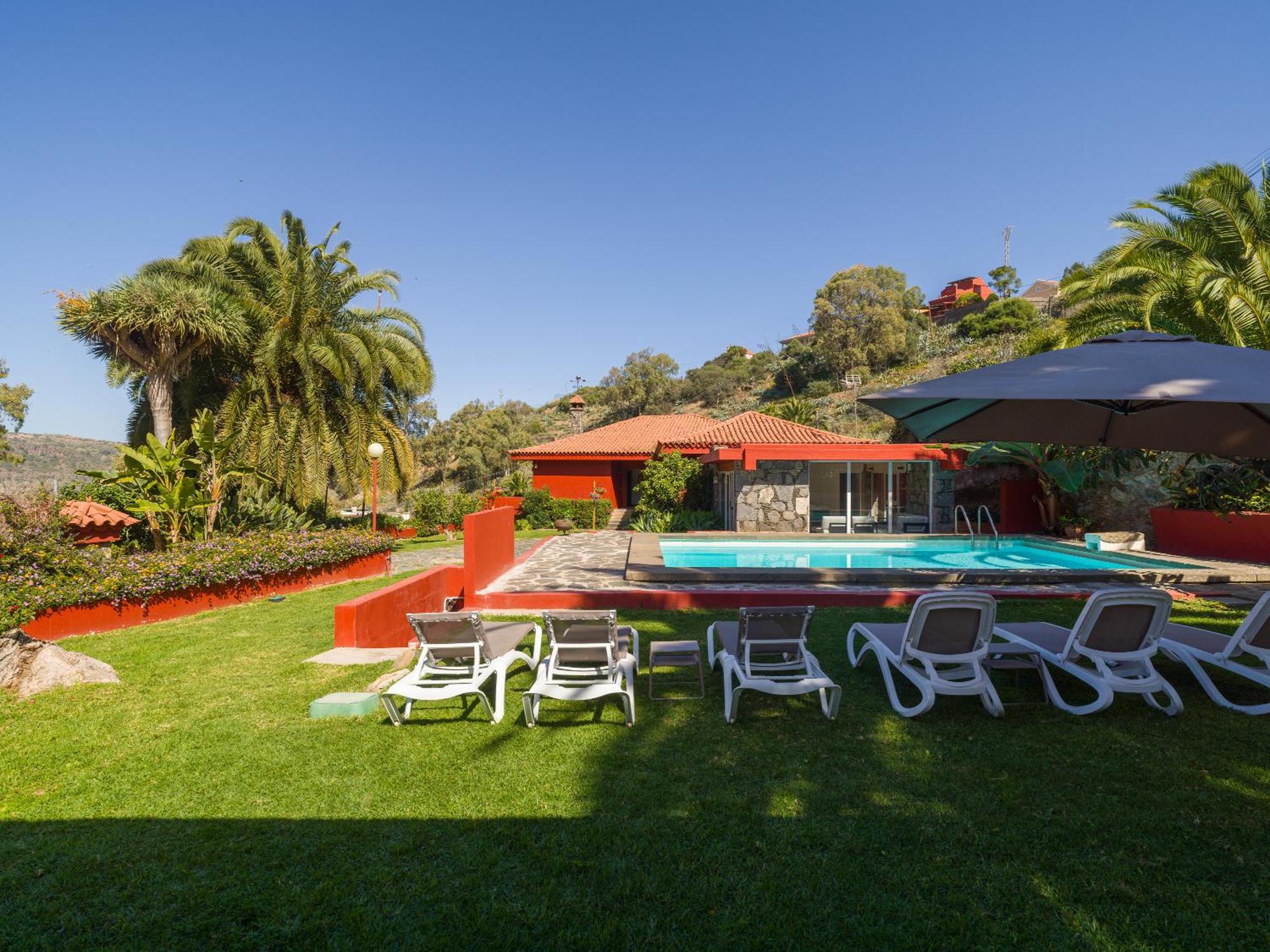 El Jardin De With Private Pool, Sauna&jacuzzi Villa Santa Brígida