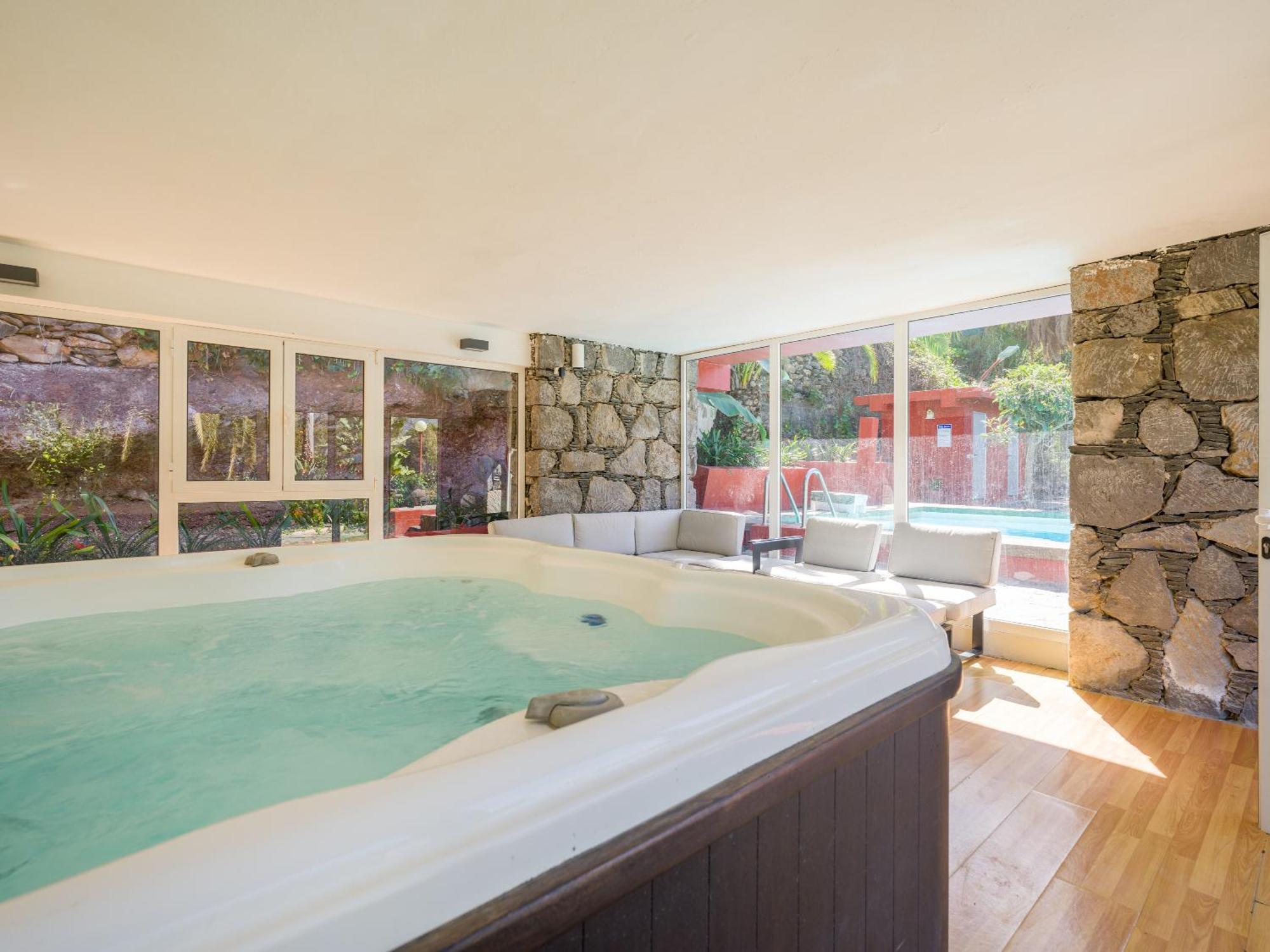 Villa El Jardin De With Private Pool, Sauna & Jacuzzi Santa Brigida (Gran Canaria)